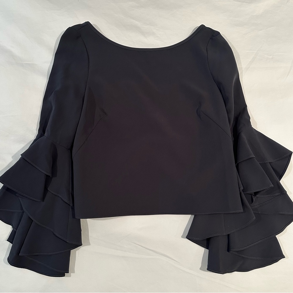NWOT - Milly Annie Top - Navy Blue - Size 6 - Picture 5 of 5
